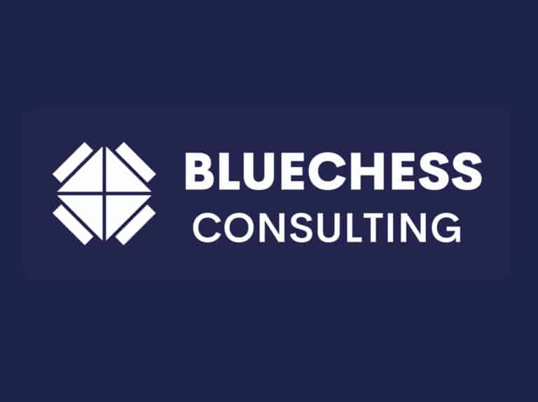 Blue Chess Consulting logo in blue