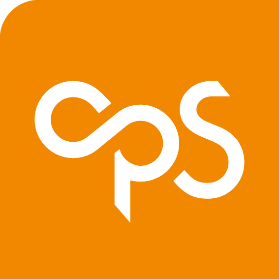 Large CPS logo in Orange