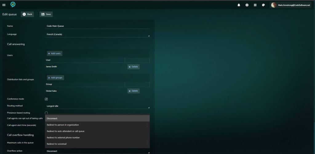 Screenshot of Clobba Edit queue section in dark mode